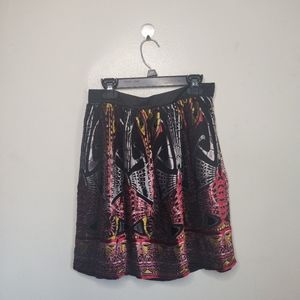 Anthropologie printed skirt